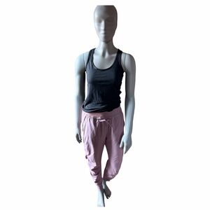 Athleta Attitude Ruched Jogger Pants Volcanic Violet color Sz 4